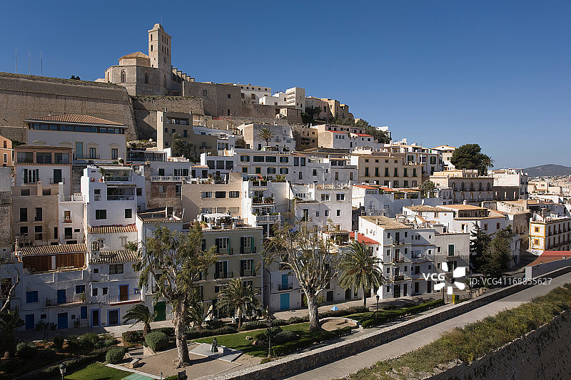 伊比萨大教堂与达特维拉古城图片素材