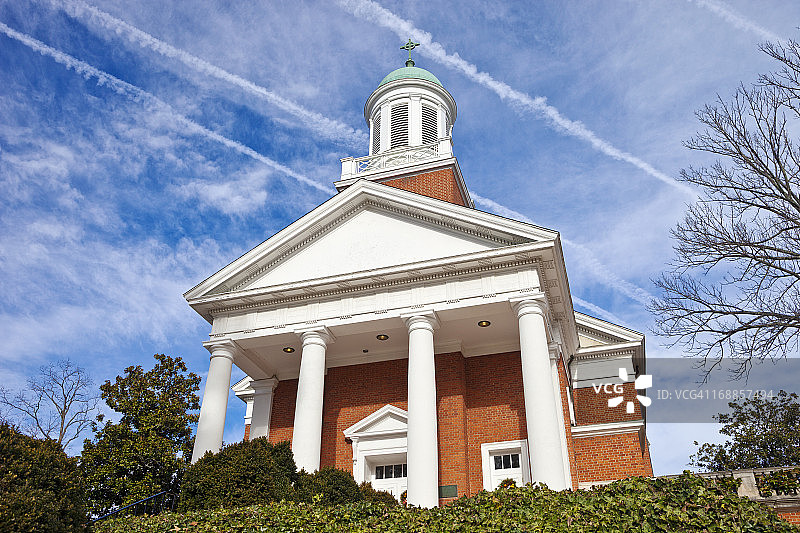 弗吉尼亚州夏洛茨维尔圣保罗纪念教堂图片素材