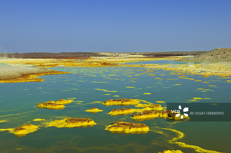 达洛尔地热温泉图片素材