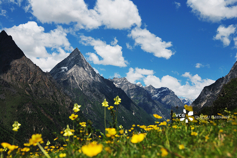 四姑娘山婆缪峰（海拔5,413米）图片素材