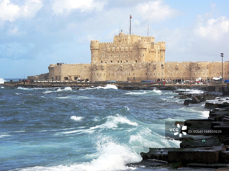 亚历山大灯塔遗址图片素材