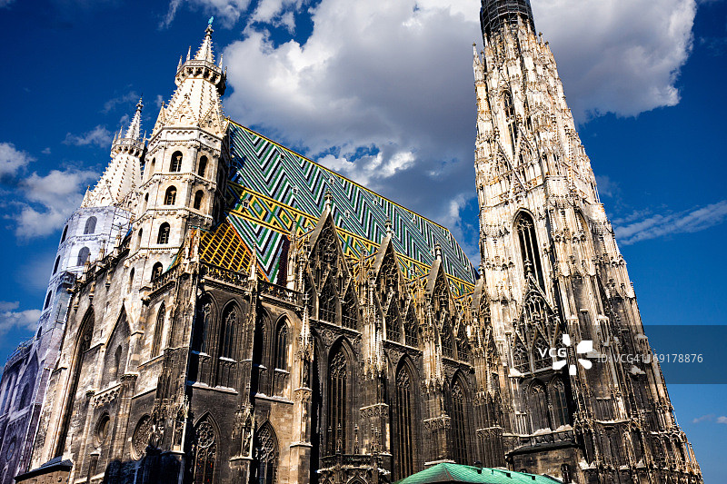 维也纳圣斯蒂芬大教堂图片素材