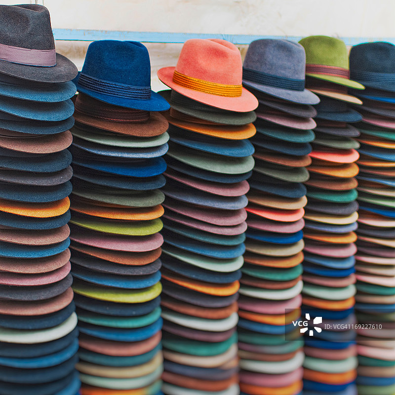 毛毡帽子图片素材