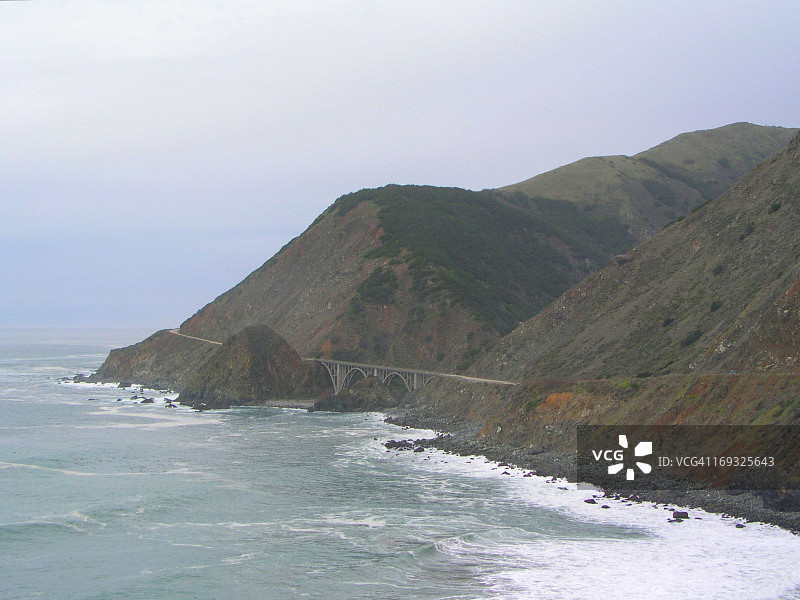 大瑟尔海岸线图片素材