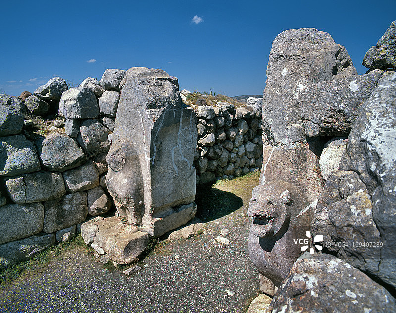 哈图沙狮子门图片素材