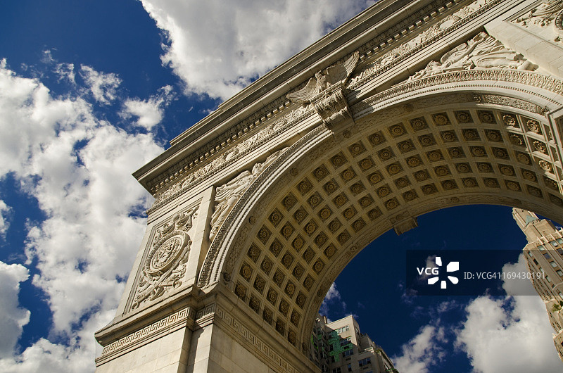 华盛顿广场拱门图片素材