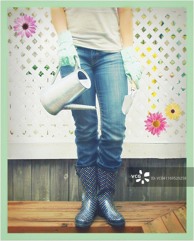 我在花园里图片素材