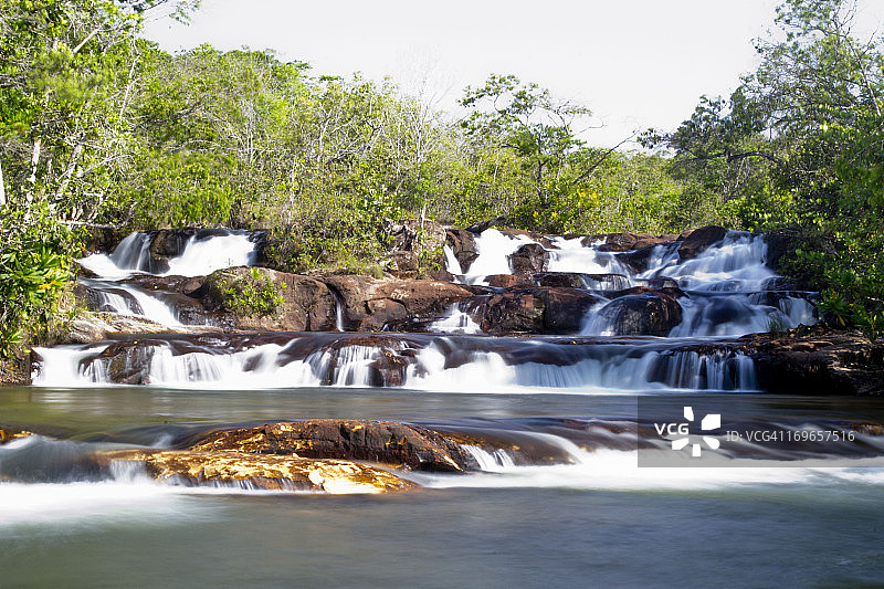 马蒂尼亚瀑布群图片素材