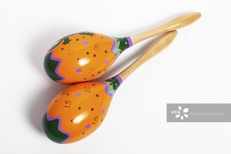 彩色沙锤图片素材