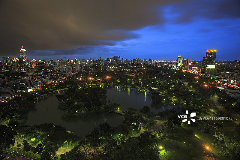 曼谷隆比尼公园图片素材