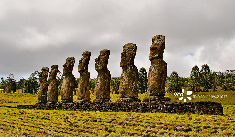 摩艾石像图片素材