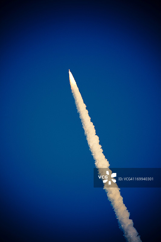 航天飞机发射图片素材