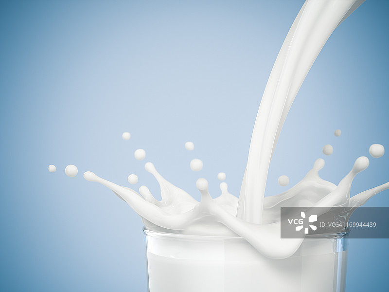 牛奶溅图片素材