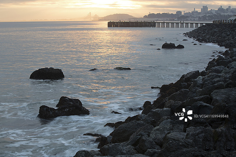 旧金山黎明图片素材