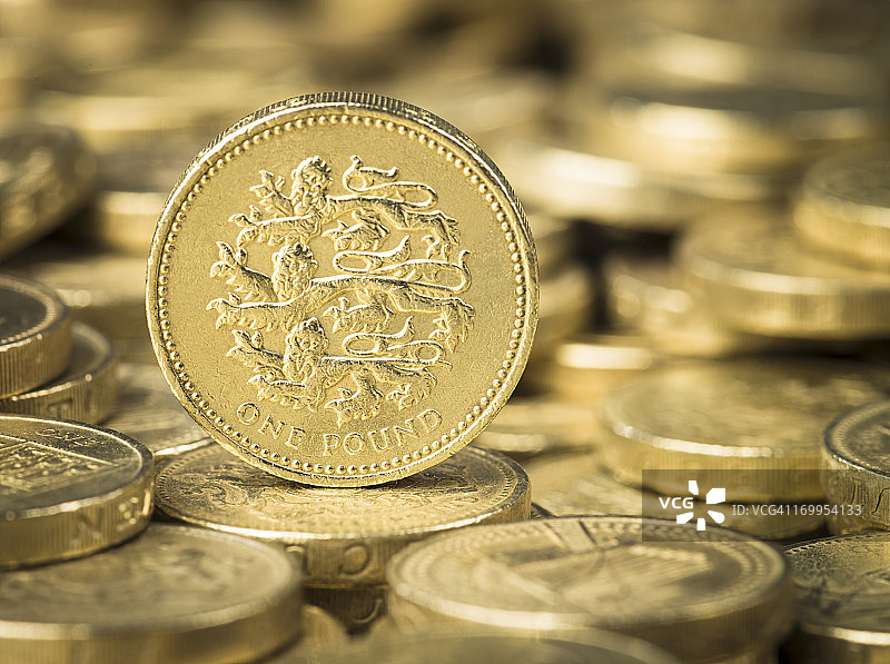 英镑硬币图片素材