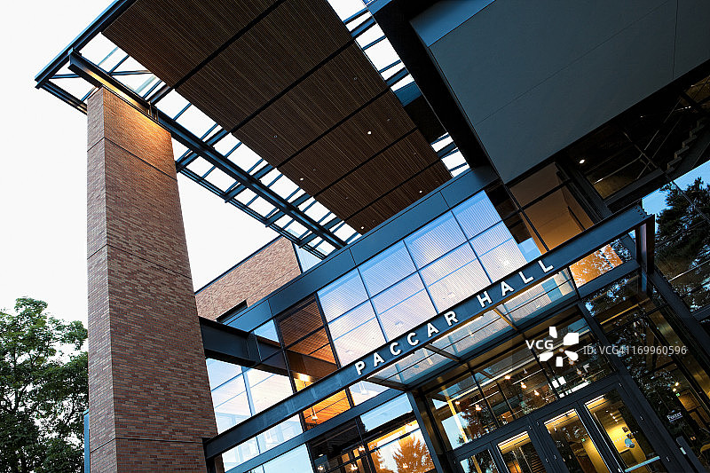 华盛顿大学帕卡大厅图片素材