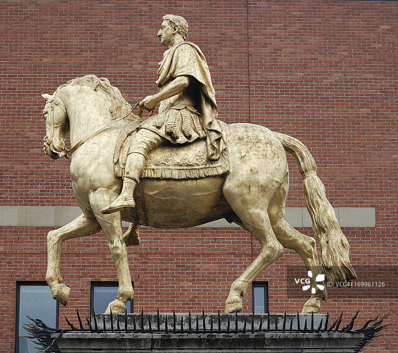 赫尔的威廉国王雕像图片素材