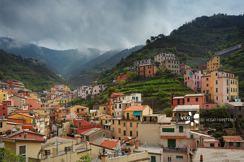 意大利五渔村里奥马焦雷图片素材