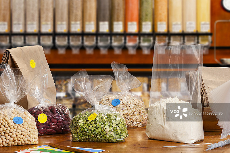 有机散装食品图片素材