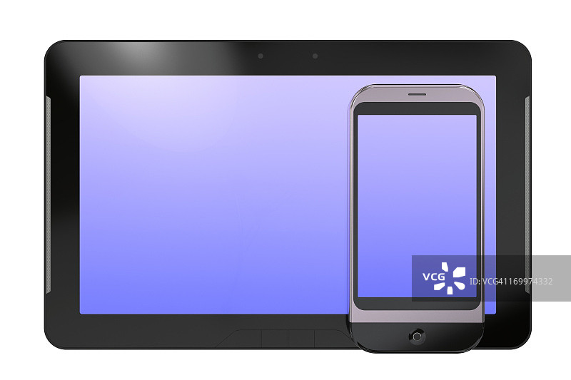 平板电脑和智能手机图片素材