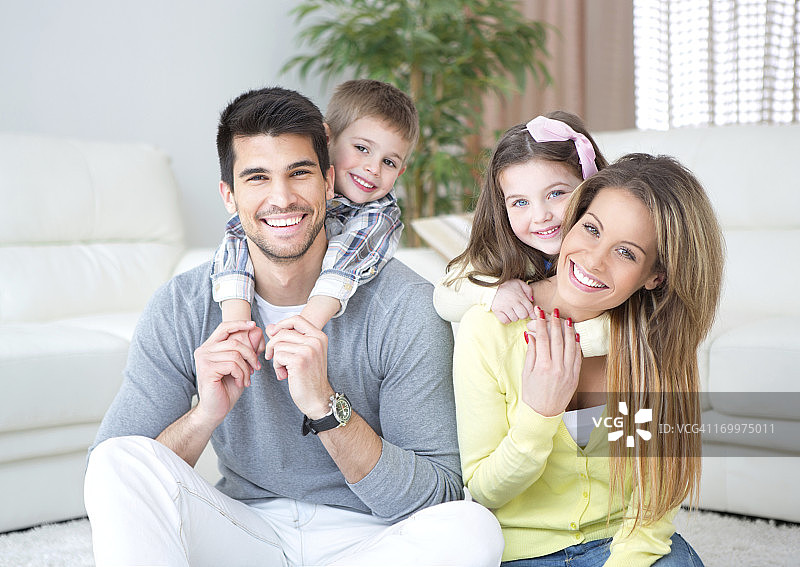 家庭。图片素材