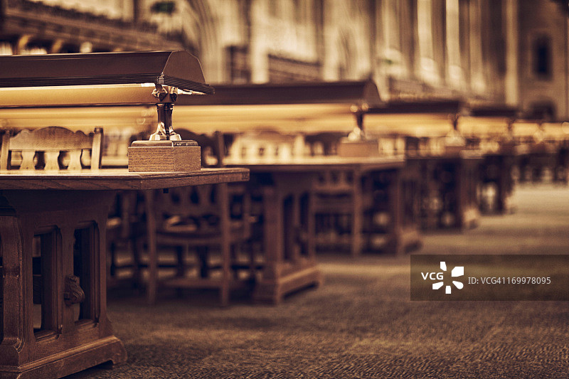 华盛顿大学Suzzallo图书馆阅览室图片素材