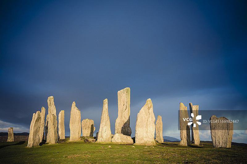 刘易斯岛卡拉尼什立石图片素材