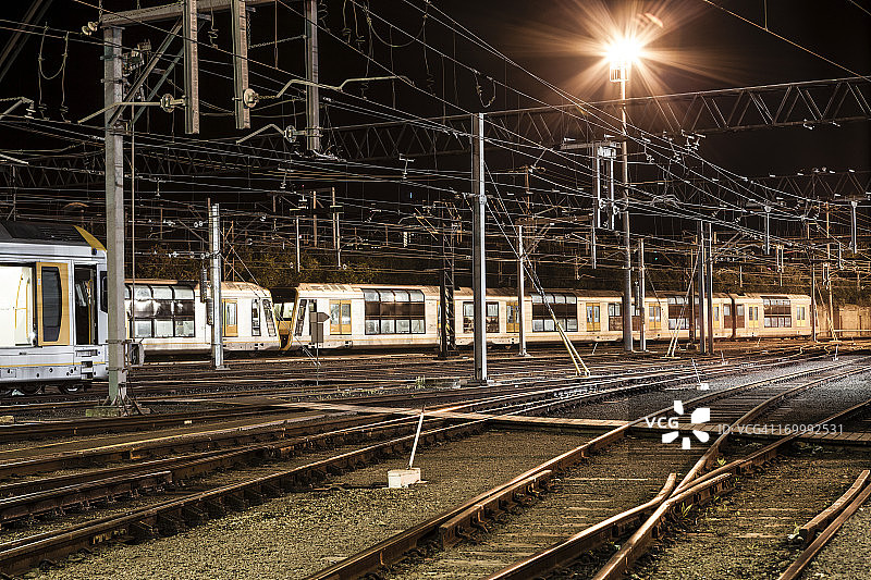 客运列车图片素材