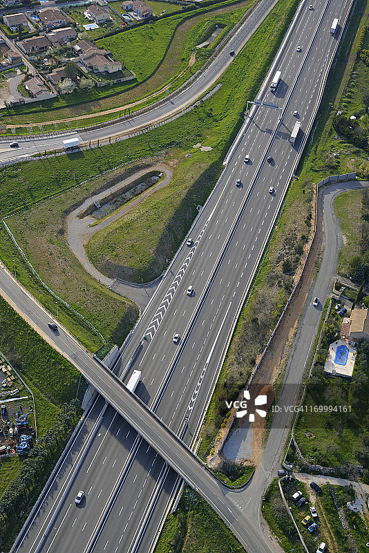 A8高速公路，圣马克西曼-拉桑特博姆图片素材