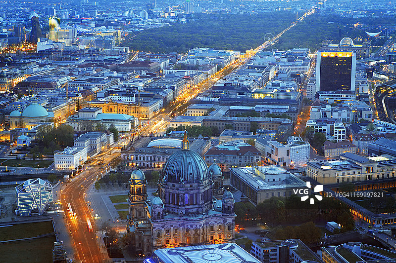 柏林夜景图片素材