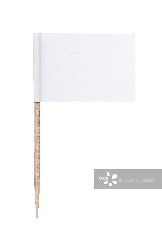 牙签白色纸旗图片素材