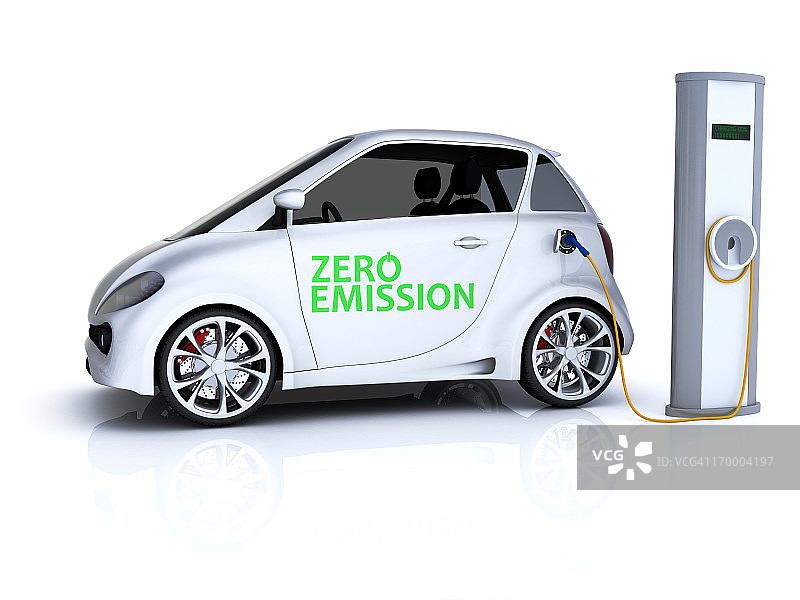 充电中的小型汽车图片素材