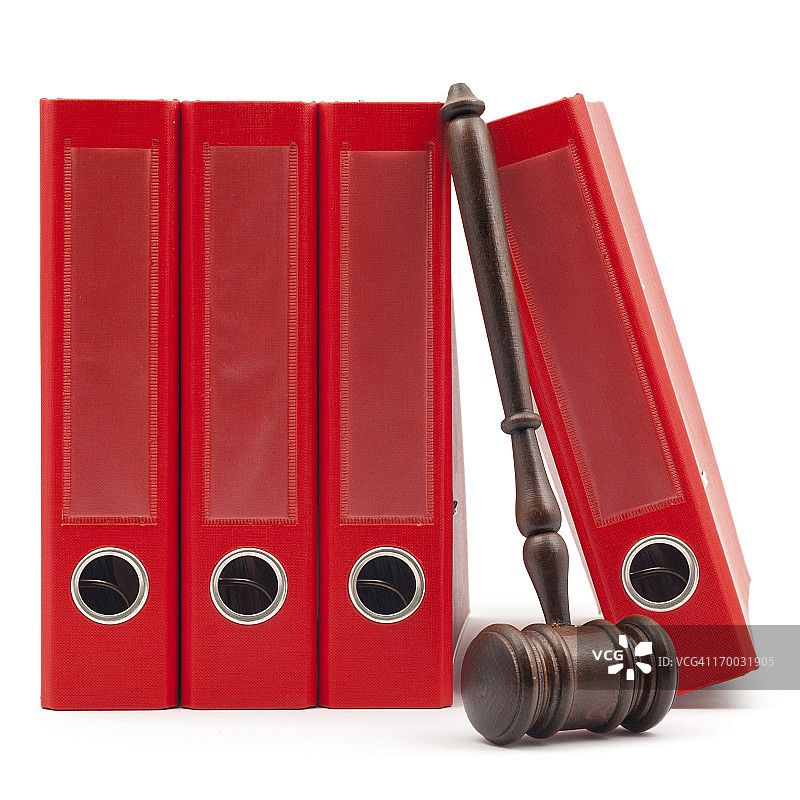 律师记录上的法槌图片素材