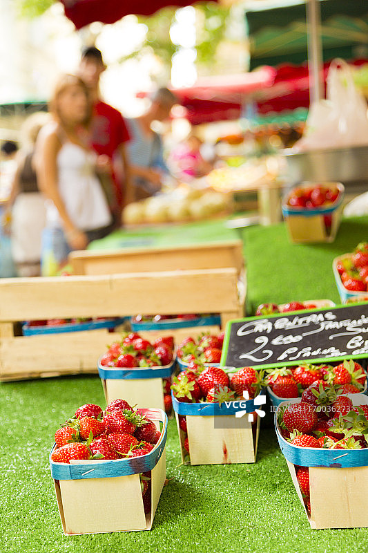 法国的农贸市场图片素材