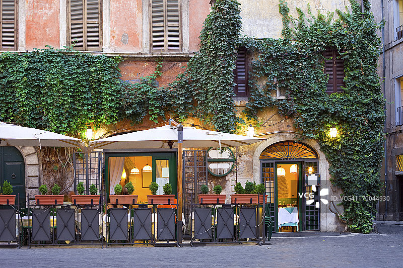 意大利罗马的小酒馆图片素材