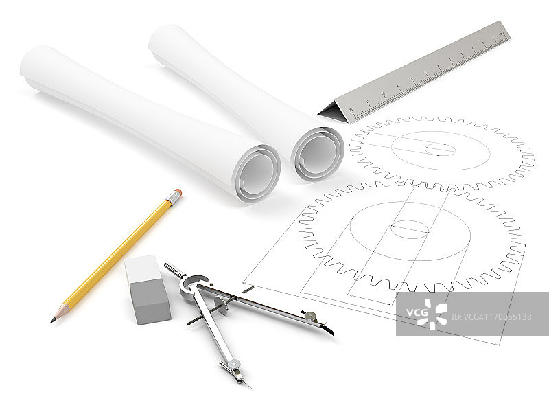 制图工具图片素材