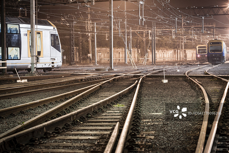 客运列车图片素材