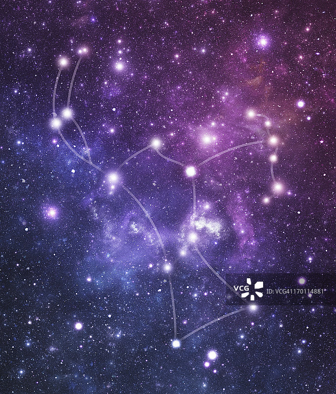 猎户座星座图片素材