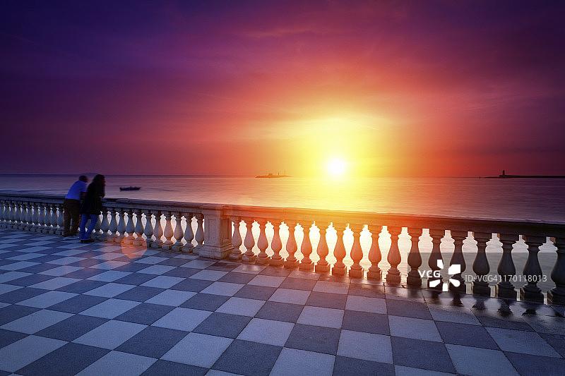 欣赏日落图片素材