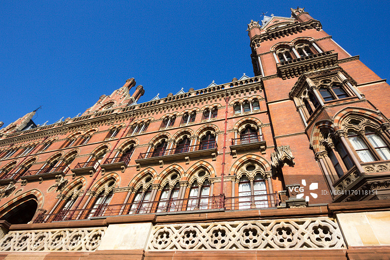 英国伦敦的圣潘克拉斯图片素材