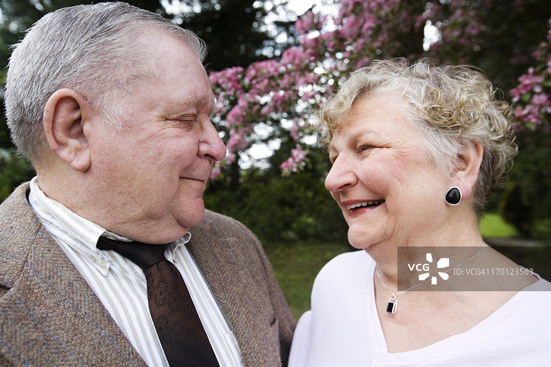 妈妈爸爸一起庆祝结婚50周年丈夫妻子高年级图片素材