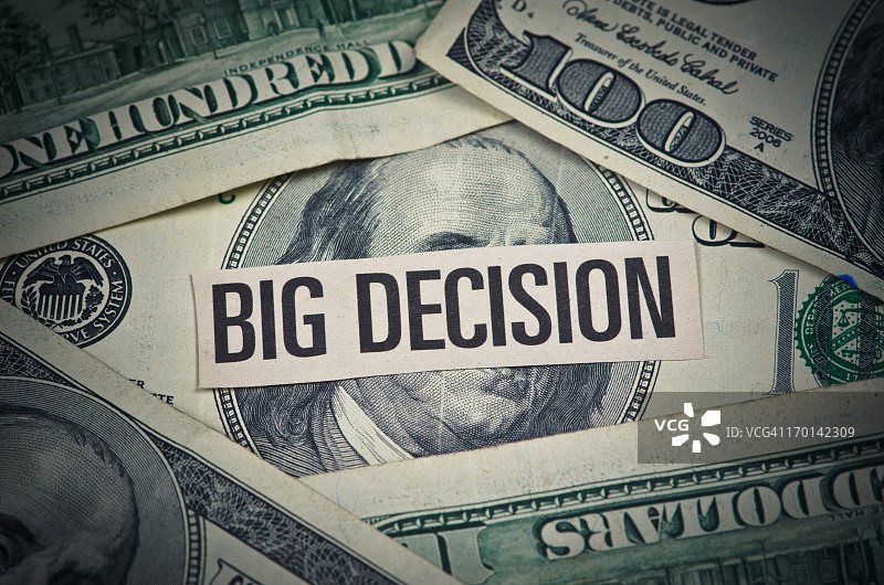金钱决策图片素材