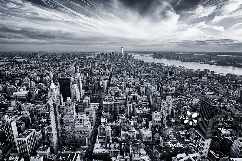 纽约市天际线图片素材