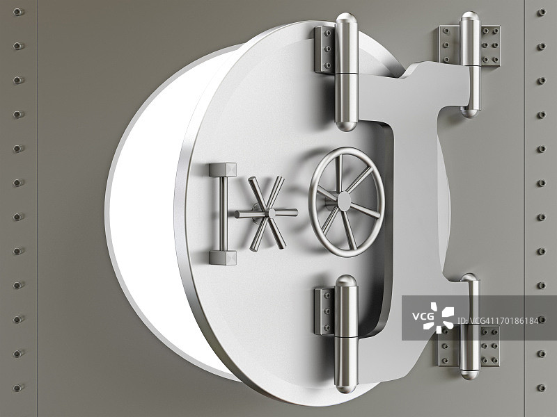 银行金库图片素材