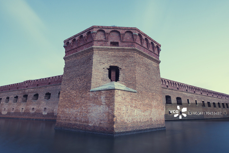 干龟国家公园的军事要塞图片素材