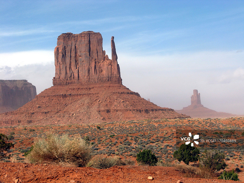 西手套山和城堡山图片素材