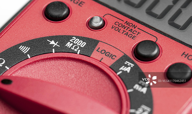 数字万用表功能选择轮细节图片素材