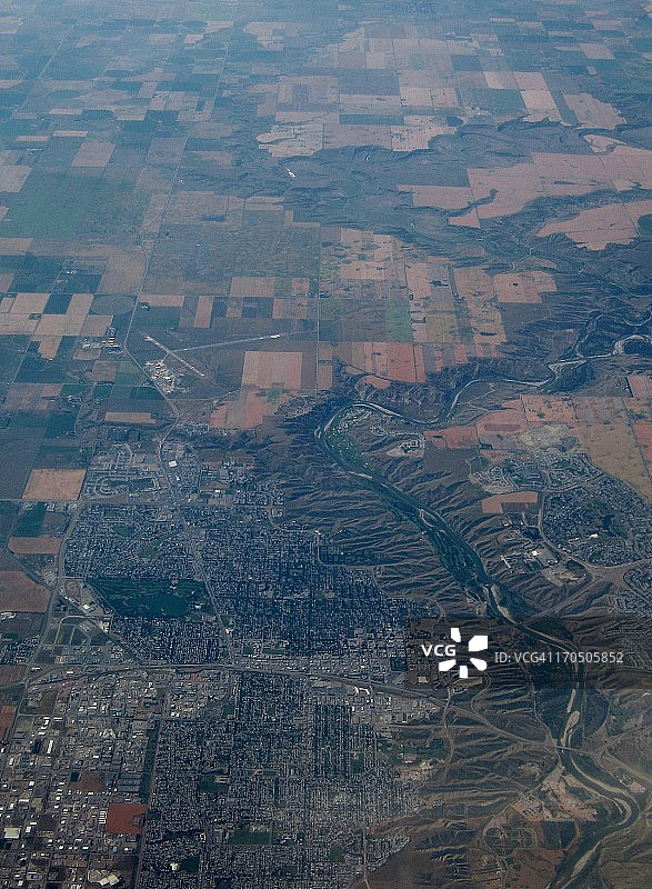 艾伯塔省莱斯布里奇市风光图片素材