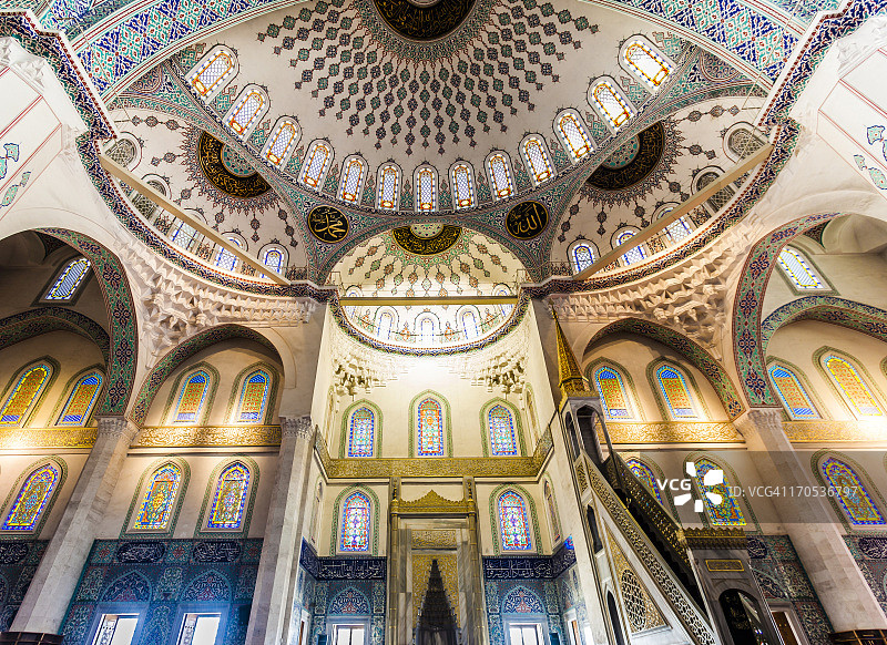 科贾特佩清真寺内部图片素材