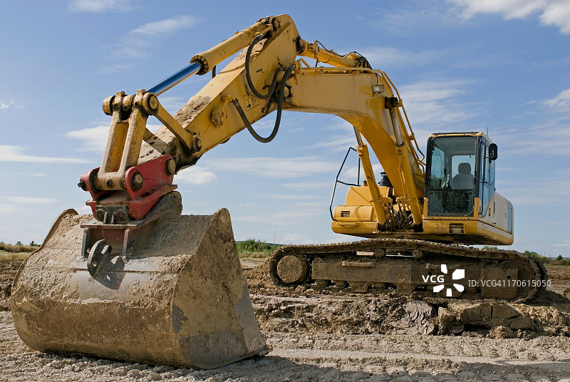 挖掘机图片素材